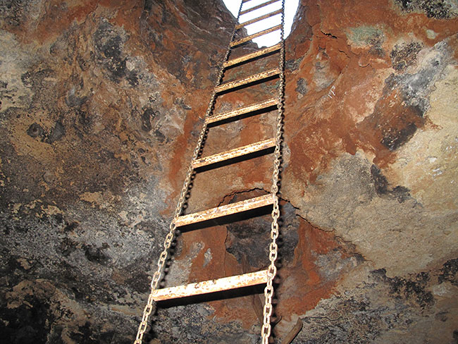 Ladder into Empress Springs.