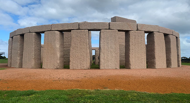 Stonehenge in western australia.