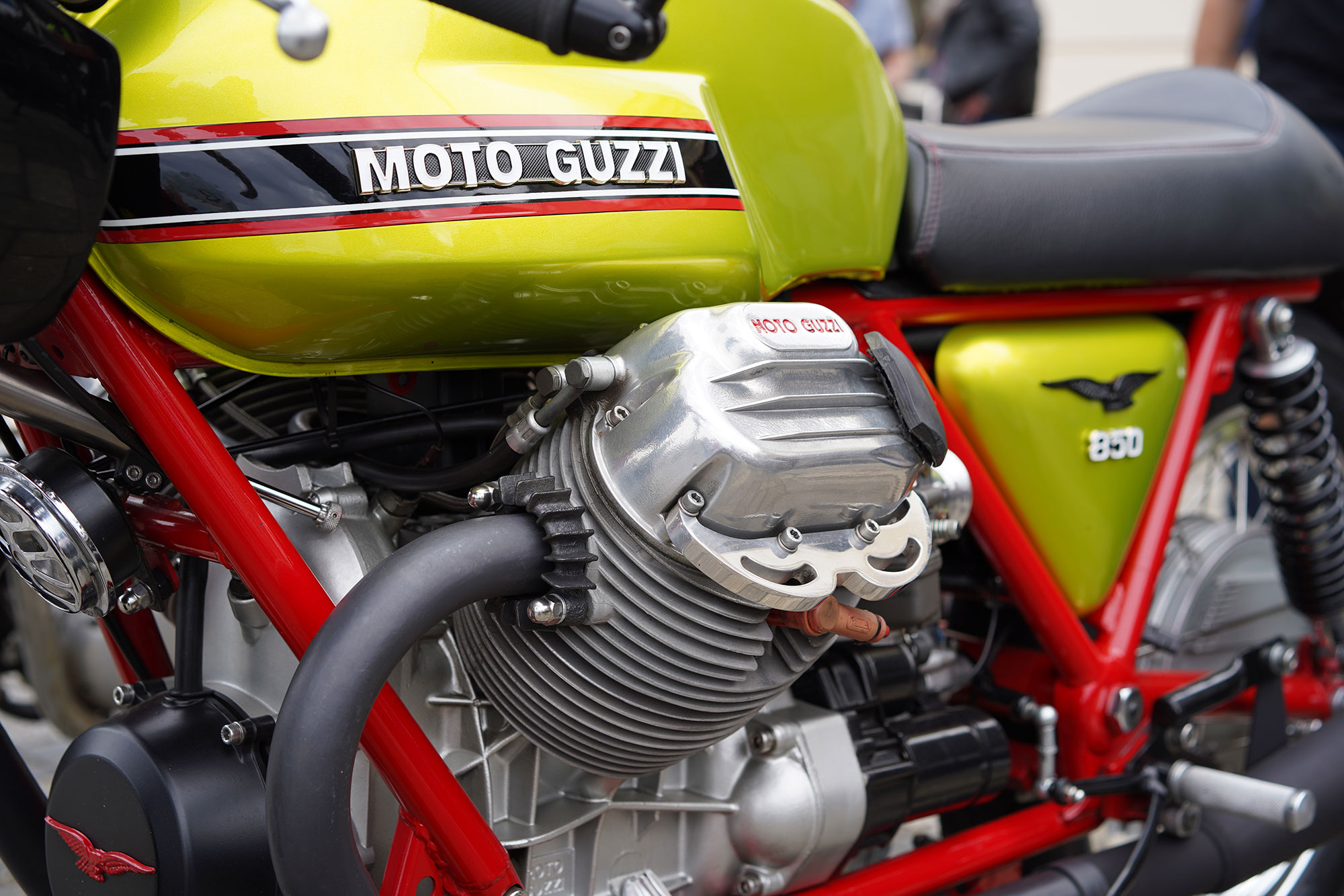 Moto Guzzi detail.