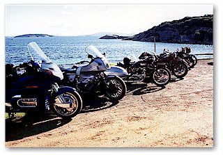 Bikes basking in the sun