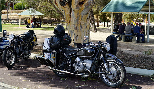 Stopping for a break in Pingelly.