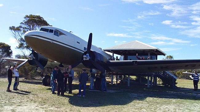 Douglas DC-3 at the Lily.